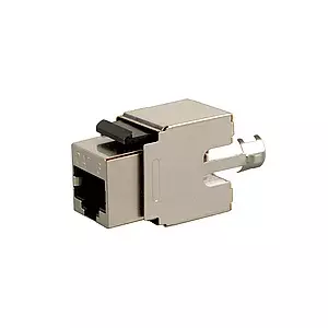 Keystone Jack SOLARIX CAT6 STP SXKJ-6-STP-BK, экранированный RJ45 модуль, черный