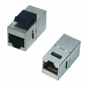 Connector panel DATACOM 4244 STP 2×RJ45 Cat6 plastic