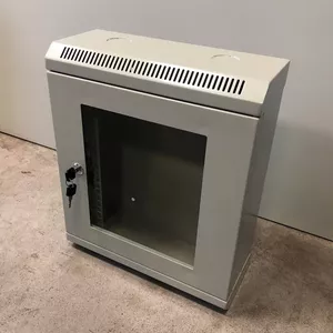 10-inch rack DATACOM 9U 140 grey — compact 9U network/server rack, 140 mm depth