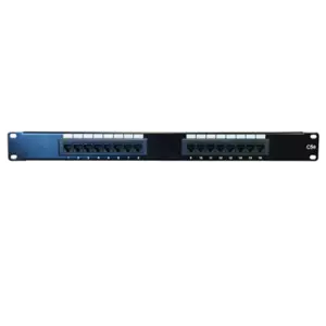 Patch panel DATACOM 3020 16-port UTP Cat5e 1U 19"