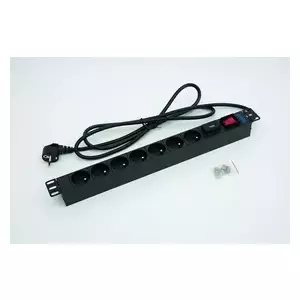 Jaudas sadales iekārta Triton RAB-PD-X11-A1 7 AC izejas 1U Melna