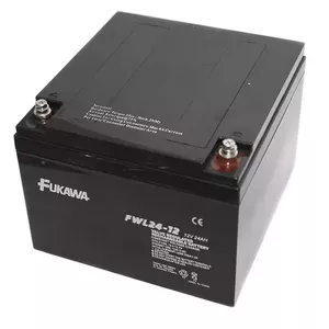 Akumulators FUKAWA FWL24-12 (12V 24Ah, 10 gadi)