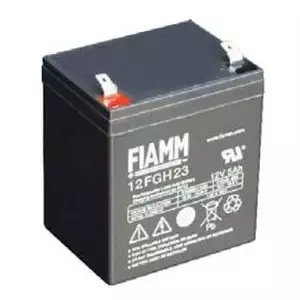 FIAMM 12 FGH 23 svina skābes akumulators 12V 5Ah ar 6,3 mm Faston spailēm