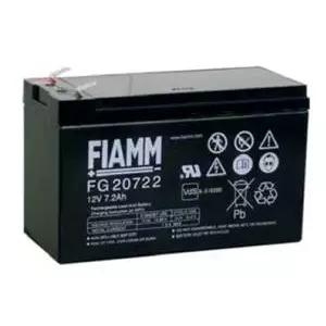 Fiamm svina skābes akumulators FG20722 12V/7,2Ah Faston 6,3