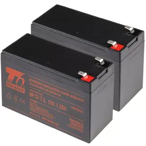 Replacement battery kit for UPS, t6 power T6APC0016 compatible with APC RBC48/RBC123/RBC22/RBC32/RBC5/RBC9/RBC113/RBC176