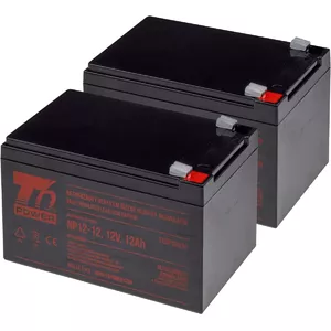 Sealed lead-acid battery kit t6 power RBC6 T6APC0017 12V 7Ah for UPS and backup power