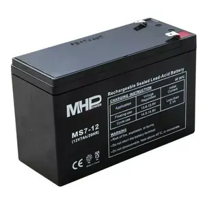 Герметичный свинцово-кислотный аккумулятор CARSPA MS7-12 12В 7А·ч для ИБП и резервного питания