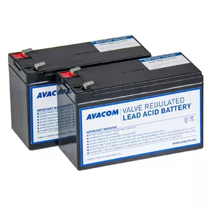 UPS battery kit AVACOM AVA-RBC113-KIT — 2× Sealed Lead Acid (VRLA), 5.4 kg, black