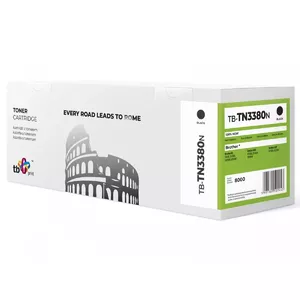 Toneris Brother TN3380 100% jauns 12000 lapas melns