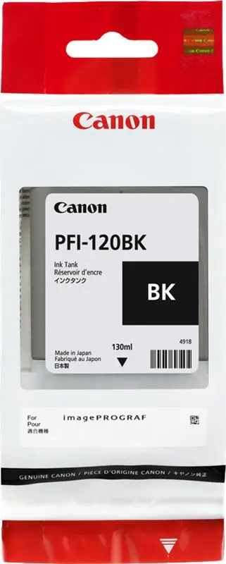 Kārtridžs Canon Ink 2885C001 PFI-120BK Melns