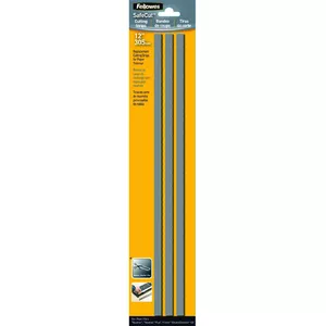 Replacement A4 Cutting Strips for Guillotine/Trimmer, Fellowes – 355 × 10 × 3 mm, 3-pack, Black