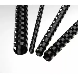 Plastic Comb binding spines Fellowes LAMRE21DR10N 10mm black, for document binding