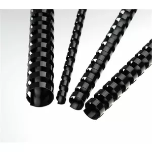 Plastic binding spines Fellowes LAMRE21DR06N, 6 mm, black