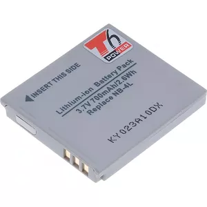Battery t6 power for Canon NB‑4L 700mAh Li‑ion, 2.6Wh