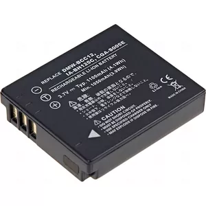 Батарея T6 питания Samsung IA-BH125C, CGA-S005, D-Li106, DB-60, DB-65, DMW-BCC12, NP-70, 1100mAh