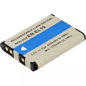 Uzlādējams fotokameras akumulators t6 power priekš Nikon EN-EL19 / Sony NP-BJ1 620mAh 2.3Wh