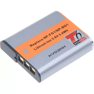 Rechargeable battery t6 power for Sony NP-BG1 950mAh Grey