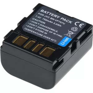 Rechargeable battery t6 power JVC BN-VF707U 750mAh 5.4Wh for compatible JVC devices
