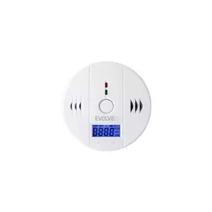 Carbon monoxide detector Evolveo Defender D5 — battery operated with LCD display