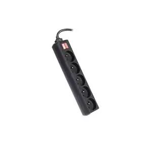 Pagarinātājs PREMIUMCORD ppa5k-03bk 230V, kabelis 3 m, 5 kontaktligzdas