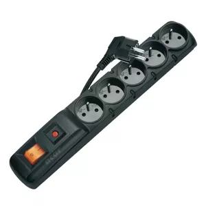 Удлинитель Emos P53872 3м 5 розеток черный