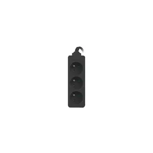 Удлинитель Lanberg PS0-03E-0300-BK 3м 3 розетки Черный