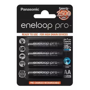 Аккумулятор Panasonic eneloop pro BK-3HCDE/4BE