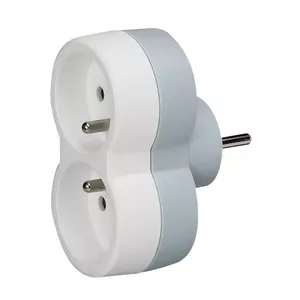 C2G 80807 power extension 2 AC outlet(s) Indoor Grey, White