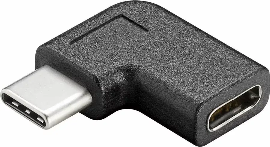 USB 3.1 C vīrietis→C sieviete 90° PremiumCord kur31-13 Photo 1