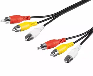 RCA audio kabelis PREMIUMCORD kjackcmm3-3 3 m — 3× RCA vīrietis