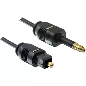 Optical Mini Toslink Cable PREMIUMCORD kjtos2-2, 3.5 mm plug, 2.0 m, OD 2.2 mm