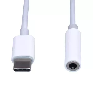 USB-C to 3.5mm adapter PREMIUMCORD ku31zvuk01, 10 cm cable, audio conversion for smartphones and laptops