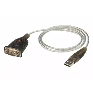 USB 2.0 to RS-232 Adapter ATEN UC-232A1, USB Type-A to DB-9, 1 m, black/metallic