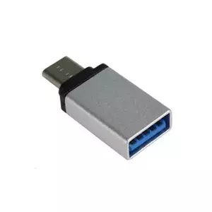 USB Type-C to USB Type-A OTG Adapter PREMIUMCORD kur31-05, USB 3.1 C male to USB 3.0 A female, silver