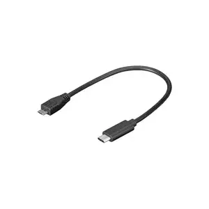 Переходник USB Type‑C (male) на USB 2.0 Micro‑B (male) PREMIUMCORD kur31-02 0,2 м