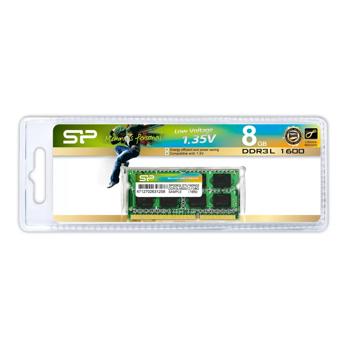 Silicon Power DDR3L 8GB 1600MHz SO-DIMM Photo 2