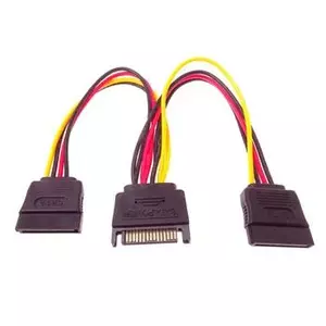 Power cable for HDD SATA PREMIUMCORD kfsa-11 16 cm male to 2×female