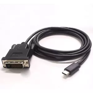 USB-C to DVI cable PREMIUMCORD ku31dvi02 — Full HD 1920x1080 @60Hz, 1.8 m