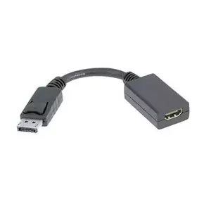 Переходник DisplayPort на HDMI PREMIUMCORD kportad03, кабель 15 см, штекер DisplayPort — гнездо HDMI