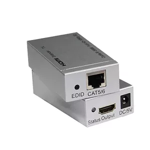 HDMI pagarinātājs līdz 60 m, izmantojot vienu Cat5e/Cat6 kabeli