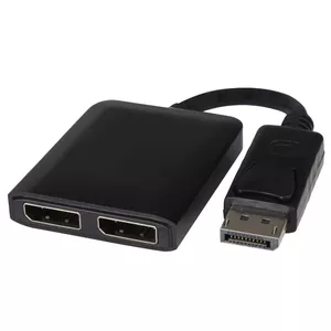 DisplayPort adapteris PREMIUMCORD kportad17 — 2× DisplayPort izvades, atbalsts 4K 30Hz