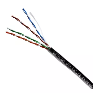 Network Cable DATACOM UTP Cat5e 305m Outdoor Black
