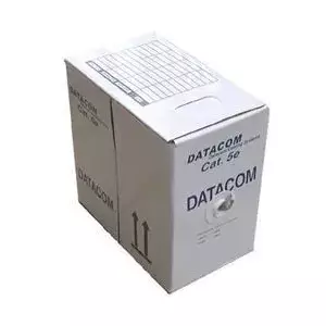 Network Cable DATACOM UTP flex Cat5e PVC 305m gray