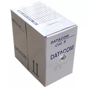 Сетевой кабель DATACOM UTP провод Cat6 RJ45 305м синий