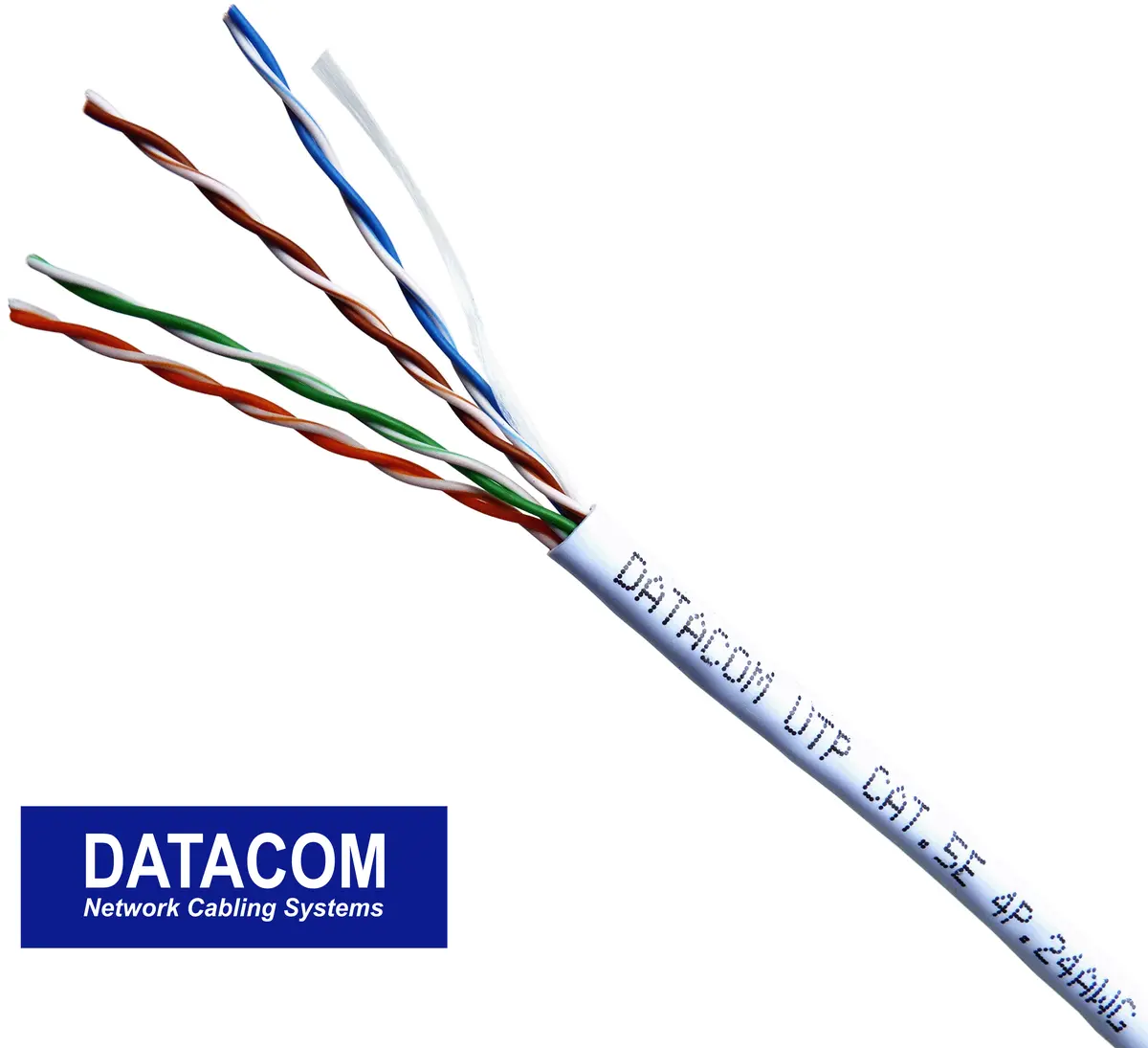 Tīkla kabelis DATACOM UTP Cat5e PVC