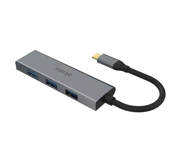 USB Хаб Akasa USB Type-C 4 Port Hub Photo 3