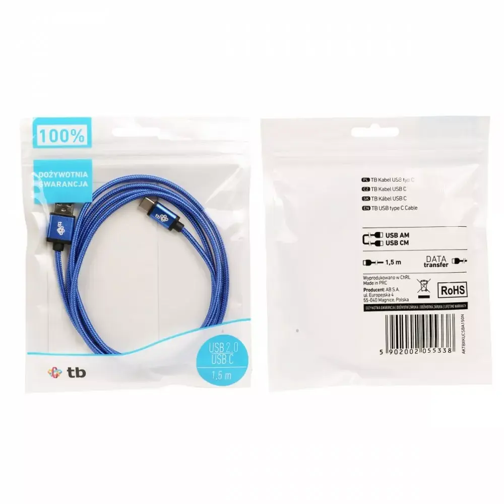 Кабель USB Type-C — USB-A TB AKTBXKUCSBA150N Photo 6