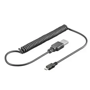 Cable PREMIUMCORD micro USB 2.0 A-B, adjustable twisted length 50–100 cm, 1 m nominal