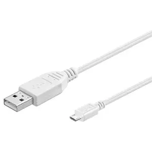 USB Micro-B cable PREMIUMCORD ku2m5fw — 5 m, white, data and charging