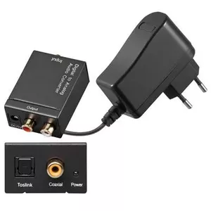 Цифровой конвертер PREMUMCORD kjtosred04 — SPDIF (Optical Toslink) в 2×RCA